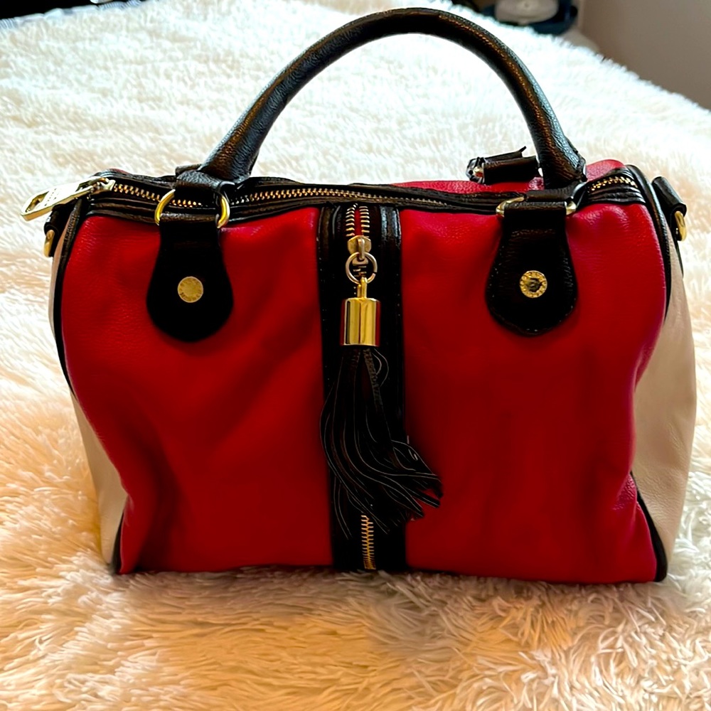(1413) EUC- Steve Madden color block purse